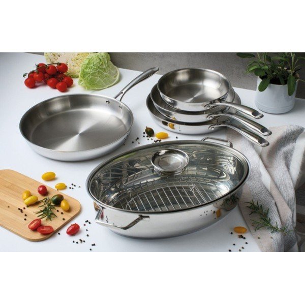 Tigaie din oțel inoxidabil ø 20 cm – Brandani-image-1