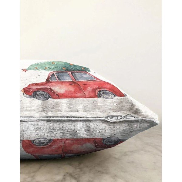 Față de pernă 43x43 cm  cu model de Crăciun – Mila Home-image-1