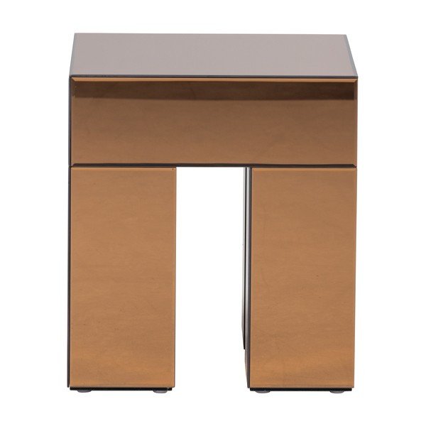 Măsuță auxiliară cu aspect lucios 45x45 cm Mirrox – WOOOD-image-2