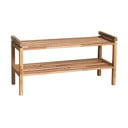 Pantofar în culoare naturală din lemn de stejar Confetti – Rowico