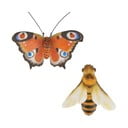 Statuete de grădină 2 buc. din polirășină Butterfly & Bee – Esschert Design