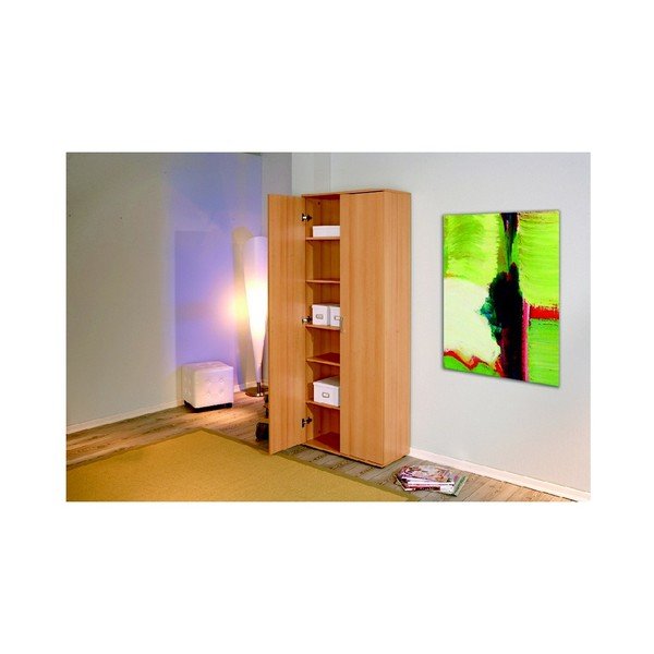 Dulap cu 2 uși Evegreen House Home, înălțime 189 cm, maro-image-1