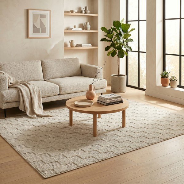 Covor bej 120x170 cm Mosaic – ESTE-image-4