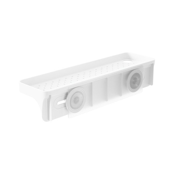 Raft pentru baie alb autoadeziv din plastic reciclat Flex Adhesive – Umbra-image-2