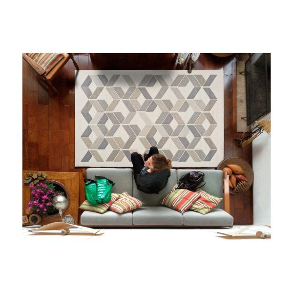 Covor Universal Kerala Cusmo Grey, 80 x 150 cm, gri-image-1