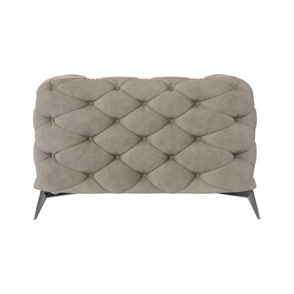 Fotoliu grej cu tapițerie din catifea Chelsea – Ropez-image-3