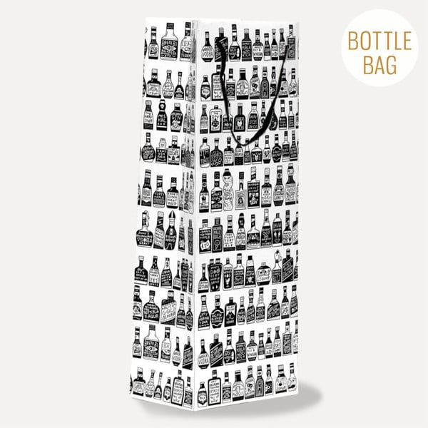 Pungă de cadou pentru sticlă U Studio Design Bottles, 13,5 x 36,5 cm