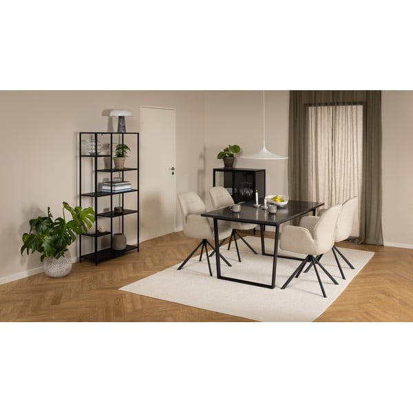 Scaun de sufragerie crem tapițat Aura – Actona-image-2