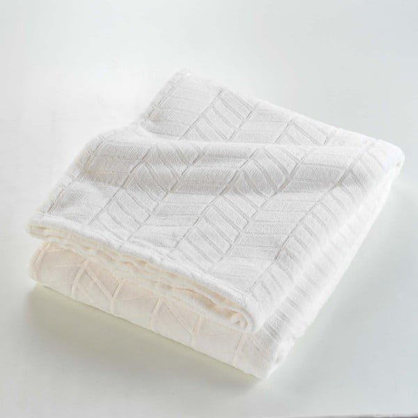 Cuvertură crem din microflanel 180x220 cm Arya – douceur d'intérieur-image-3