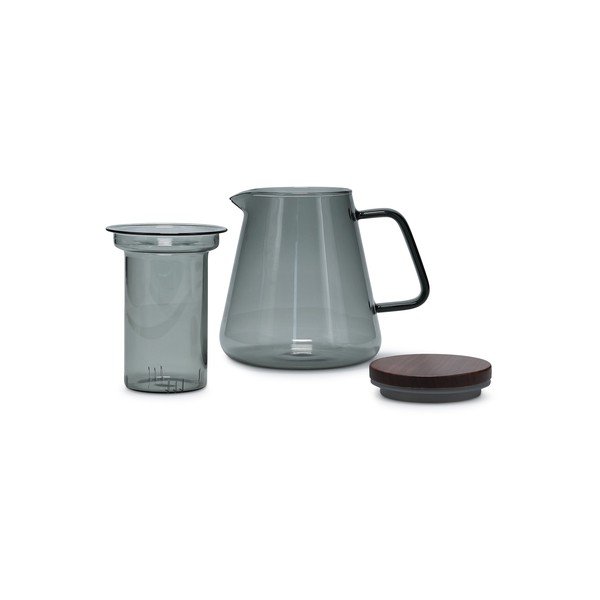 Ceainic gri cu filtru din sticlă 930 ml Luma – S|P Collection-image-3