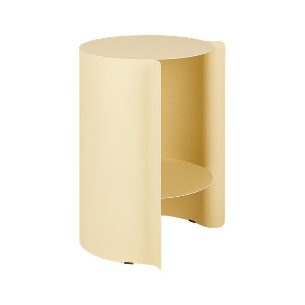 Măsuță auxiliară rotundă din oțel ø 32 cm Wa – noo.ma-image-3