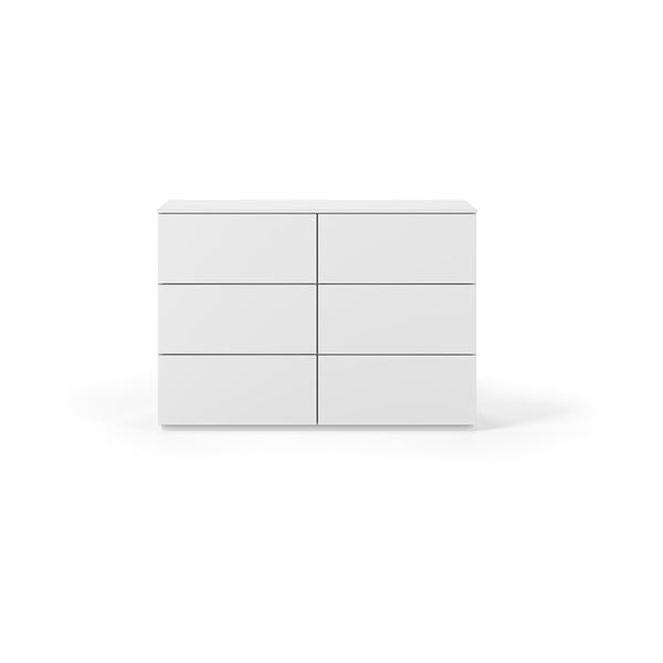 Comodă albă cu sertare TemaHome Join, 120 x 84 cm