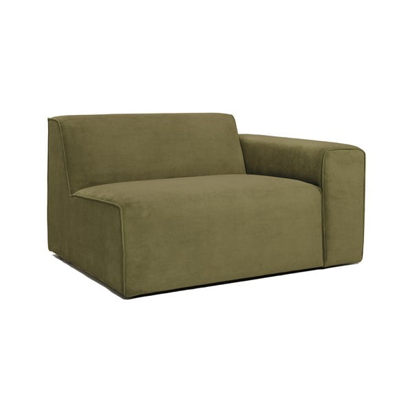 Modul pentru canapea verde   din catifea reiată  (partea dreaptă) Sting - Scandic-image-2