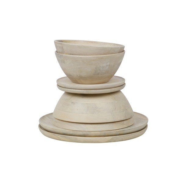 Tavă din lemn de mango BePureHome, ø 25 cm-image-1