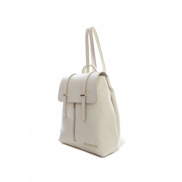 Rucsac din piele Sofia Cardoni, bej-image-1