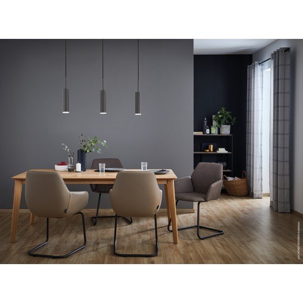 Lustră neagră LED cu intensitate reglabilă Stina – Fischer & Honsel-image-4