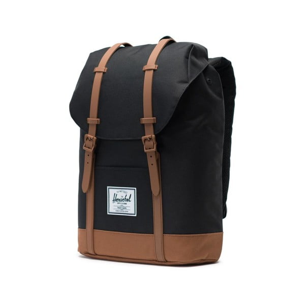 Rucsac Herschel Retreat, negru-maro, 19,5 l-image-1