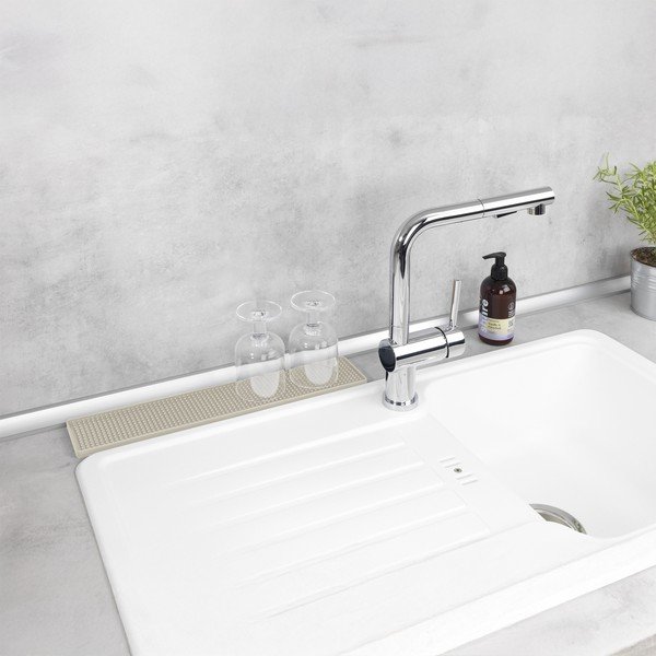 Scurgător de vase bej din plastic 42x8 cm Slim – Wenko-image-3