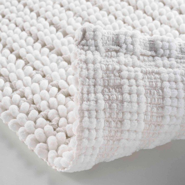 Covoraș de baie alb 50x80 cm Voltis – douceur d'intérieur-image-2