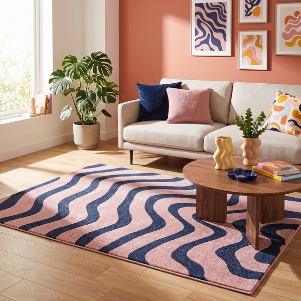 Covor albastru/roz 160x230 cm Aurora – ESTE-image-3