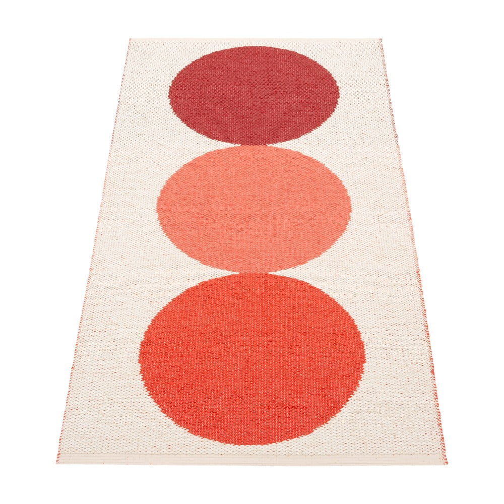 Covor pentru exterior și interior roșu/crem 70x140 cm Otto Berry – Pappelina