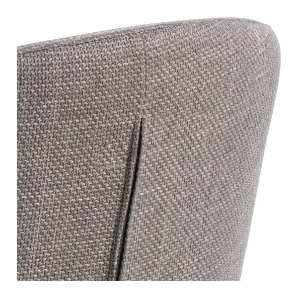 Set de scaune de sufragerie gri 2 buc. tapițat Pippa – Actona-image-1