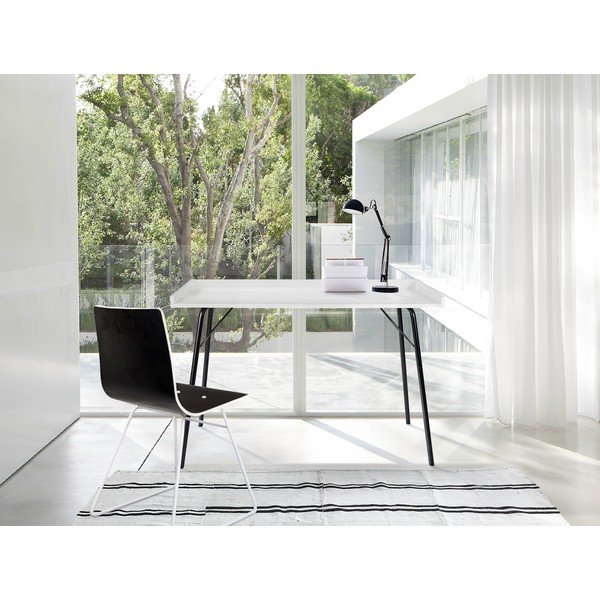 Birou cu blat alb 52x115 cm Rayburn - Woodman-image-3