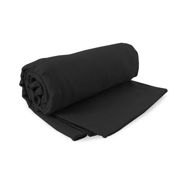 Set 2 prosoape cu uscare rapidă DecoKing EKEA, 40 x 80 cm, negru-image-3