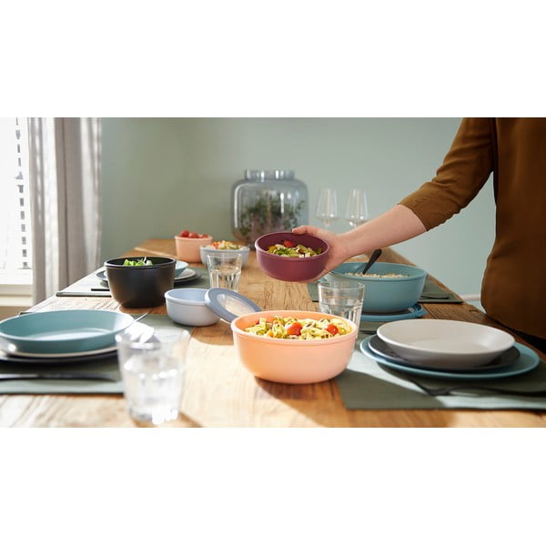 Bol cu capac Mepal Nordic, 750 ml, gri-image-1