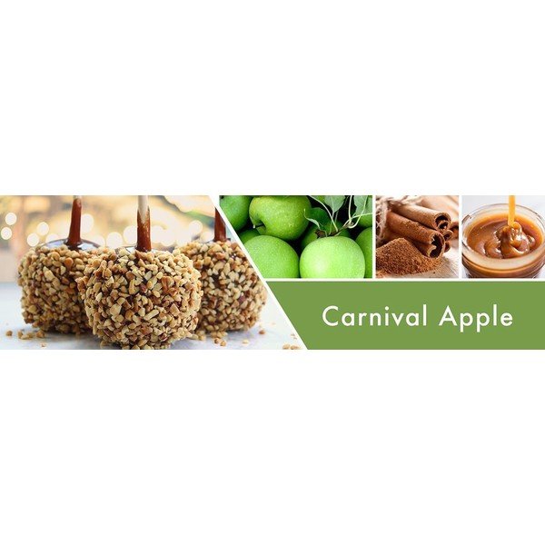 Lumânare parfumată în recipient de sticlă Goose Creek Carnival Apple, 35 ore de ardere-image-1