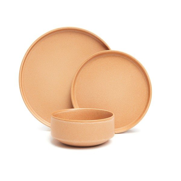 Set 18 vase din gresie Bonami Selection Malia, portocaliu cărămiziu