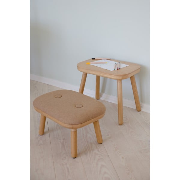 Scaun în culoare naturală-maro deschis Paff Low – UMAGE-image-1