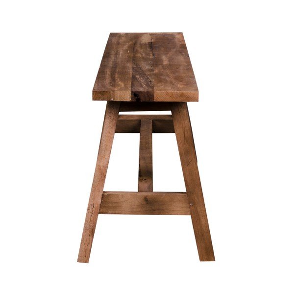 Bancă de grădină maro din lemn masiv Barcelona – House Nordic-image-4