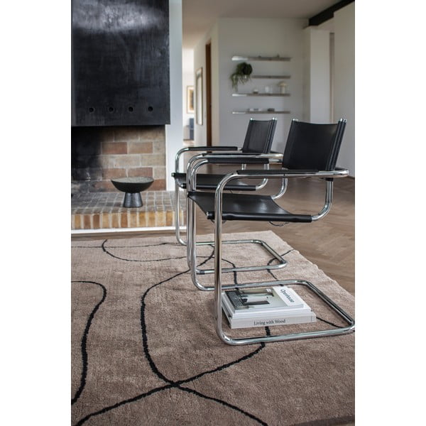 Covor maro lavabil din bumbac 140x200 cm Shadow – Mette Ditmer Denmark-image-1