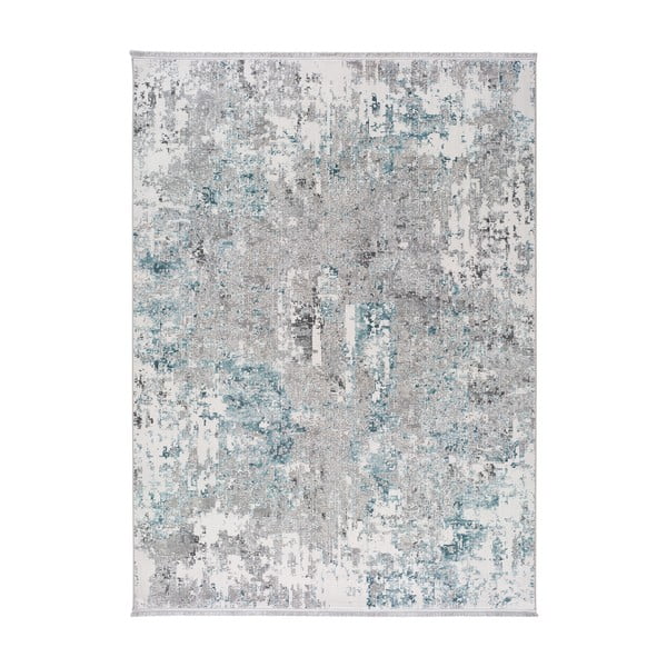 Covor Universal Riad Abstract, 140 x 200 cm, albastru - gri