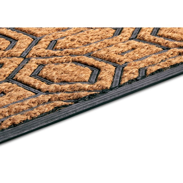 Covoraș de intrare din fibre de nucă de cocos 45x75 cm Diamonds – Hanse Home-image-3