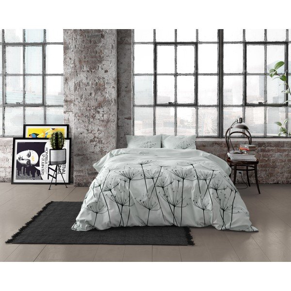 Lenjerie din flanelă pentru pat dublu Dreamhouse Jaelyn, 200 x 220 cm, gri-image-4