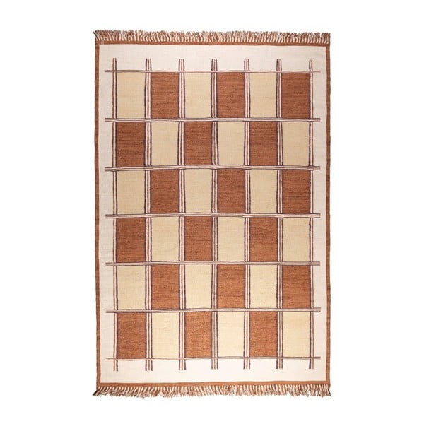 Covor teracotă din bumbac 200x300 cm Gambit – Dutchbone
