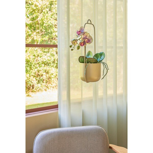 Ghivece decorative 2 buc. din metal de agățat / de perete ø 16 cm Lotus – Hübsch-image-1