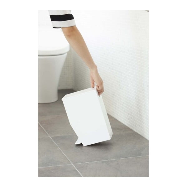 Coș de gunoi alb cu pedală din plastic 3,9 l Tower – YAMAZAKI-image-2