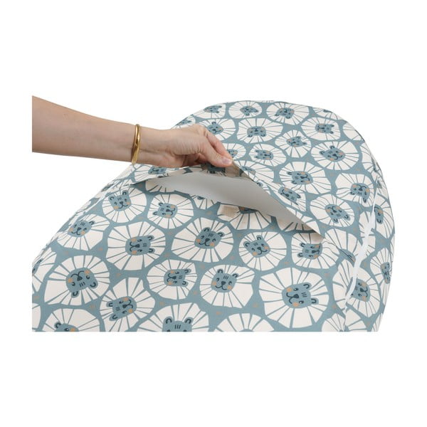 Cuib pentru bebeluș albastru Denim Lions – Malomi Kids-image-1