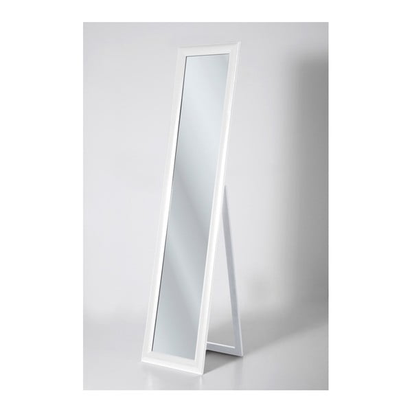 Oglindă cu suport Kare Design Modern Living, înălțime 170 cm, alb