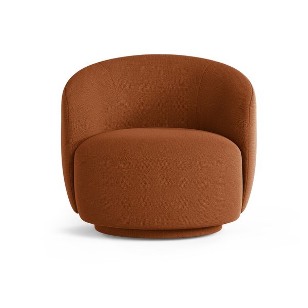 Fotoliu cărămiziu pivotant Letizia – Micadoni -image-1