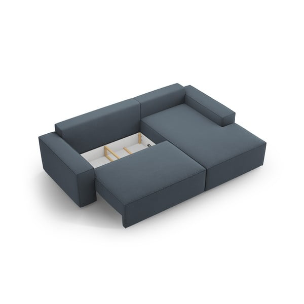 Colțar albastru extensibil (cu colț pe partea dreaptă) Jodie – Micadoni Home-image-4