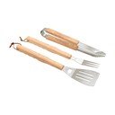 Set 3 ustensile pentru grătar Cattara Wood