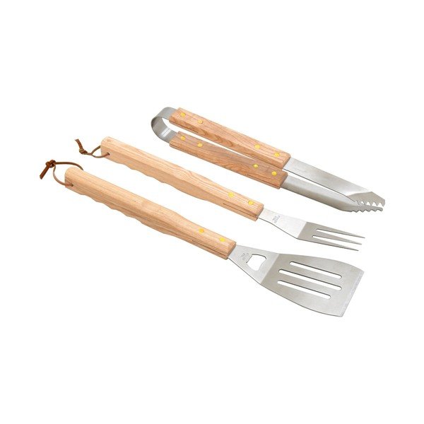 Set 3 ustensile pentru grătar Cattara Wood
