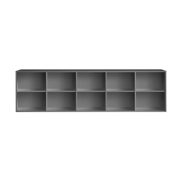 Bibliotecă gri antracit suspendată 220x61 cm Mistral – Hammel Furniture