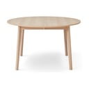 Masă de dining rotundă extensibilă cu aspect de lemn de stejar cu blat suplimentar ø 130 cm Single – Hammel Furniture