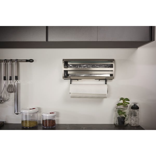 Suport montat pe perete pentru rulouri de bucătărie și folii alimentare LEIFHEIT Parat Royal-image-2