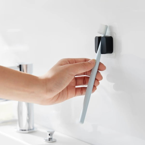 Set de agățătoare multifuncționale negru 2 buc. din silicon Film Hook – YAMAZAKI-image-3